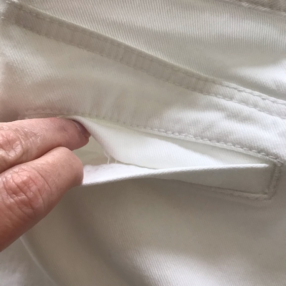 LOFT WHITE DENIM SKIRT - Picture 4 of 6